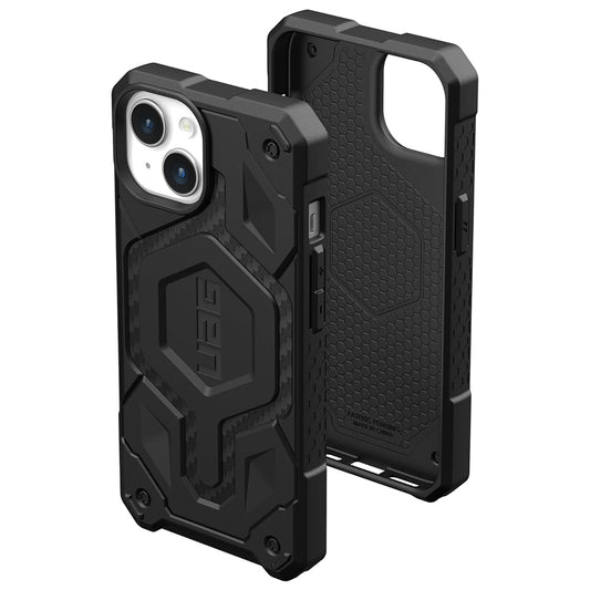 Калъф MagSafe за Apple iPhone 15 Plus, Urban Armor Gear, Monarch Pro Carbon, Черен