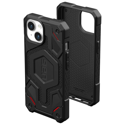 Калъф MagSafe за Apple iPhone 15 Plus, Urban Armor Gear, Monarch Pro Kevlar, Черен