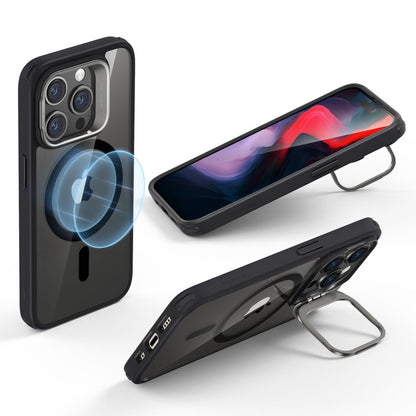 Калъф MagSafe за Apple iPhone 15 Pro, ESR, Classic Hybrid Kickstand, Прозрачен черен