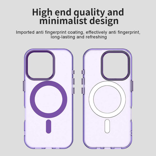 Калъф MagSafe за Apple iPhone 15 Pro Max, Techsuit, CandyCase, Лилав