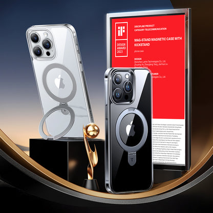 Калъф MagSafe за Apple iPhone 15 Pro Max, Torras, Ostand, Прозрачен