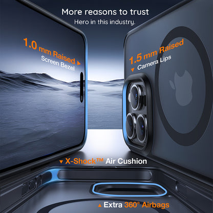 Калъф MagSafe за Apple iPhone 15 Pro Max, Torras, Pstand, Прозрачен