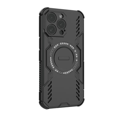 Калъф MagSafe за Apple iPhone 15 Pro, Techsuit, ArmorMag, Черен