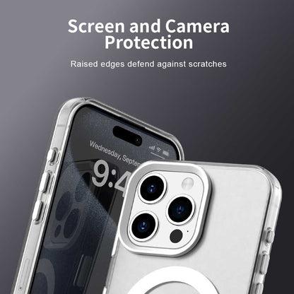 Калъф MagSafe за Apple iPhone 15 Pro, Techsuit, CandyCase, Бял