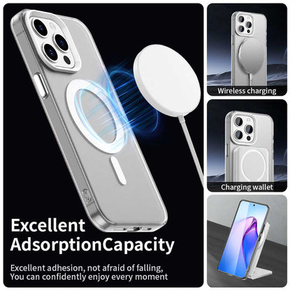 Калъф MagSafe за Apple iPhone 15 Pro, Techsuit, CandyCase, Бял
