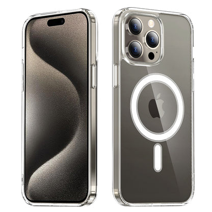Калъф MagSafe за Apple iPhone 15 Pro, Techsuit, Pro, Прозрачен