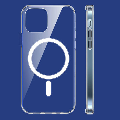 Калъф MagSafe за Apple iPhone 15 Pro, Techsuit, Pro, Прозрачен