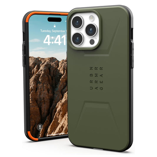 Калъф MagSafe за Apple iPhone 15 Pro, Urban Armor Gear, Civilian, Зелен