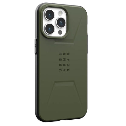 MagSafe Case for Apple iPhone 15 Pro, Urban Armor Gear, Civilian, Green