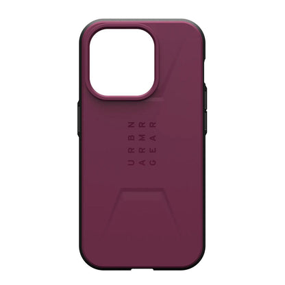 Калъф MagSafe за Apple iPhone 15 Pro, Urban Armor Gear, Civilian, Бордо