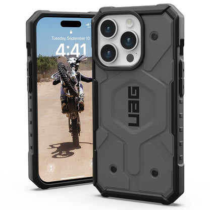 Калъф MagSafe за Apple iPhone 15 Pro, Urban Armor Gear, Pathfinder, Сребрист