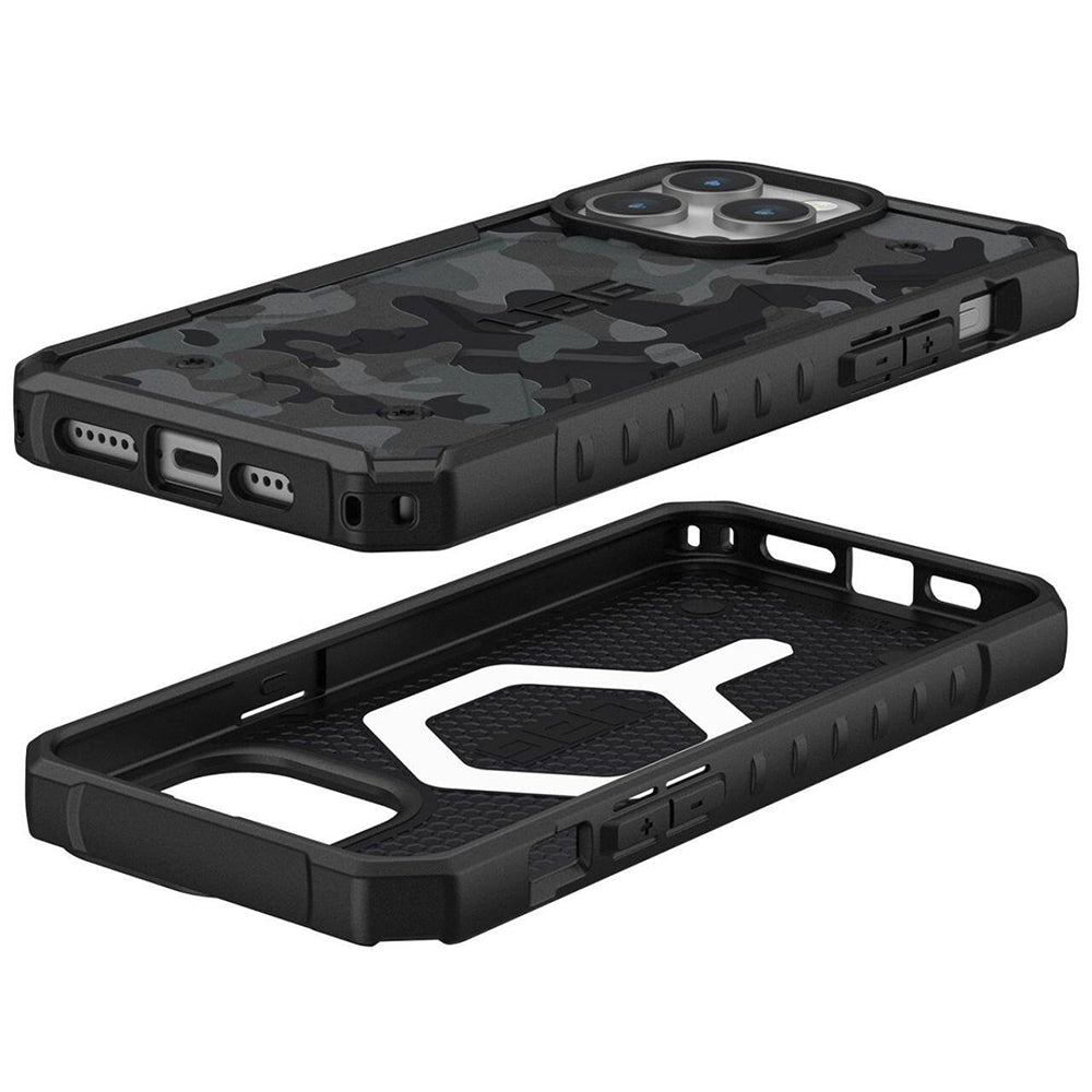 MagSafe Case for Apple iPhone 15 Pro, Urban Armor Gear, Pathfinder SE Midnight Camo, Camouflage