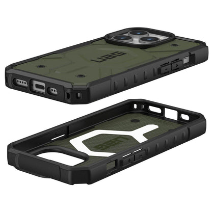 MagSafe Case for Apple iPhone 15 Pro, Urban Armor Gear, Pathfinder, Green