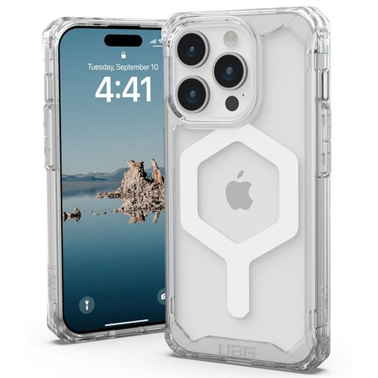 Калъф MagSafe за Apple iPhone 15 Pro, Urban Armor Gear, Plyo, Бял