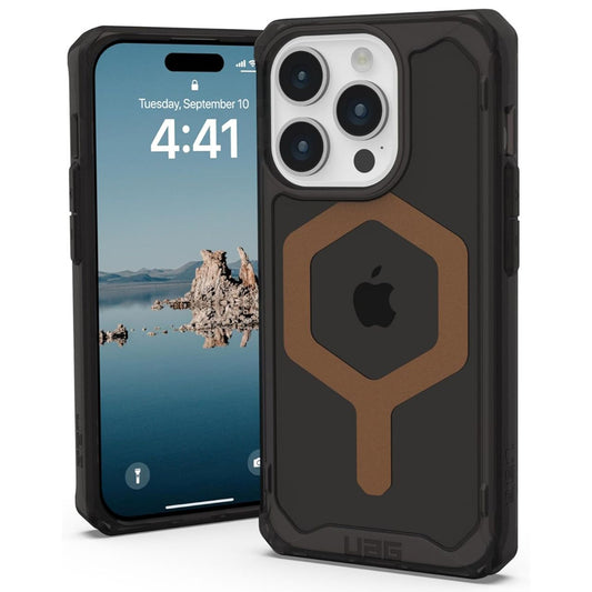 Калъф MagSafe за Apple iPhone 15 Pro, Urban Armor Gear, Plyo, Кафяв