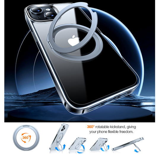 Калъф MagSafe за Apple iPhone 15, Torras, Ostand Pro, Прозрачен
