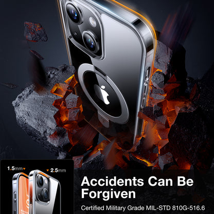 Калъф MagSafe за Apple iPhone 15, Torras, Ostand, Прозрачен