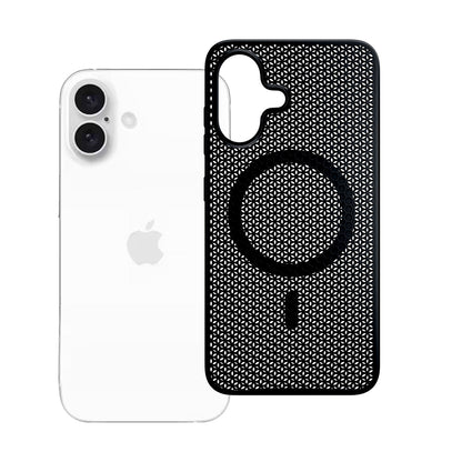 MagSafe калъф за Apple iPhone 16, 3MK, COOLing, Черен