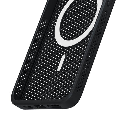 MagSafe калъф за Apple iPhone 16, 3MK, COOLing, Черен
