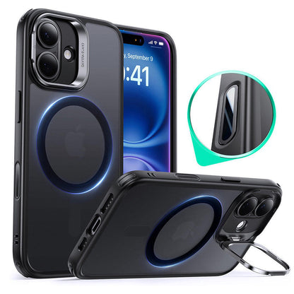 Калъф MagSafe за Apple iPhone 16, ESR, Classic Hybrid Kickstand Slide, Сатенено черен