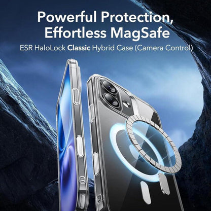 Калъф MagSafe за Apple iPhone 16, ESR, Classic Hybrid Slide, Прозрачен