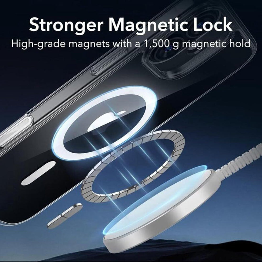 Калъф MagSafe за Apple iPhone 16, ESR, Classic Hybrid Slide, Прозрачен