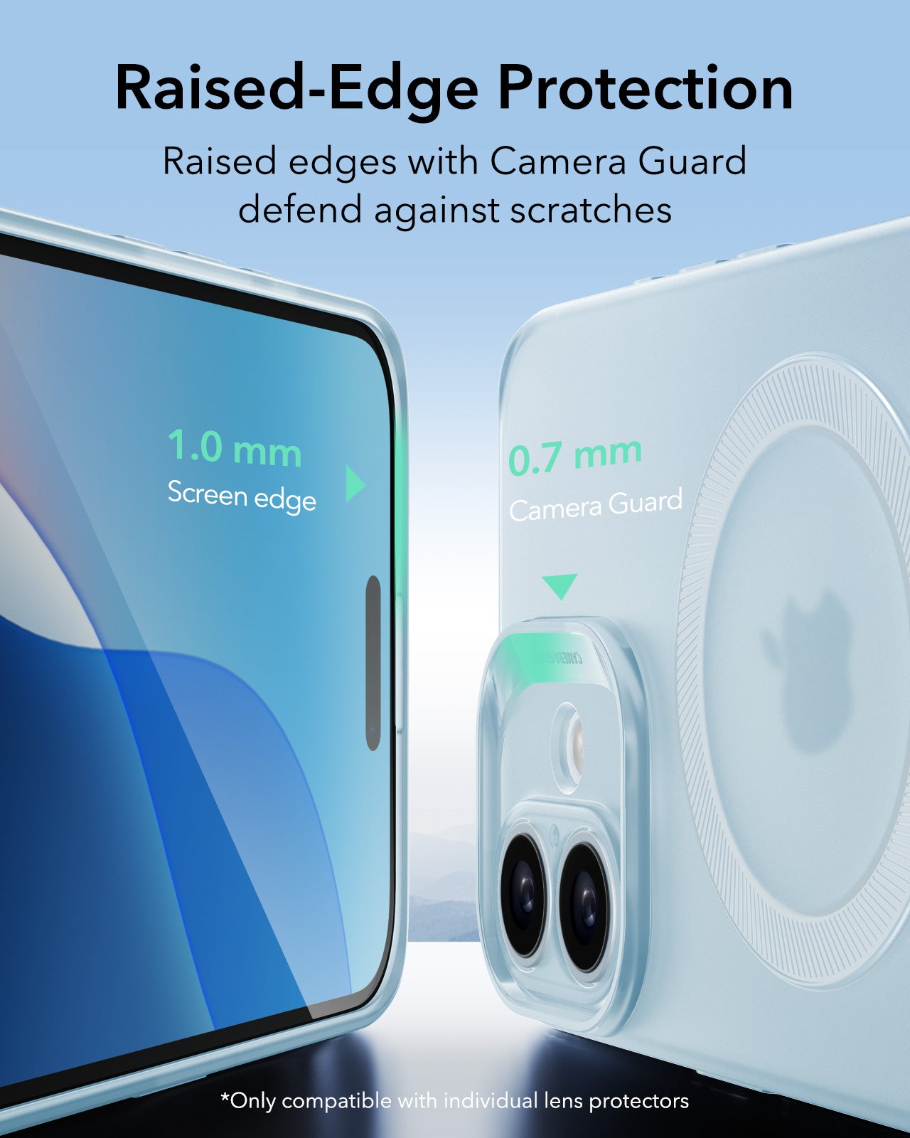 Калъф MagSafe за Apple iPhone 16, ESR, Zero, Сатенено син