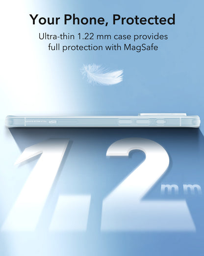 Калъф MagSafe за Apple iPhone 16, ESR, Zero, Сатенено син