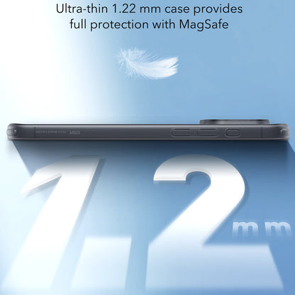 Калъф MagSafe за Apple iPhone 16, ESR, Zero, Сатенено черен