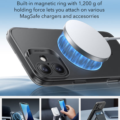 Калъф MagSafe за Apple iPhone 16, ESR, Zero, Сатенено черен