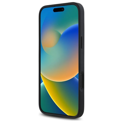 Калъф MagSafe за Apple iPhone 16, Guess, 4G Flowers Print, Черен