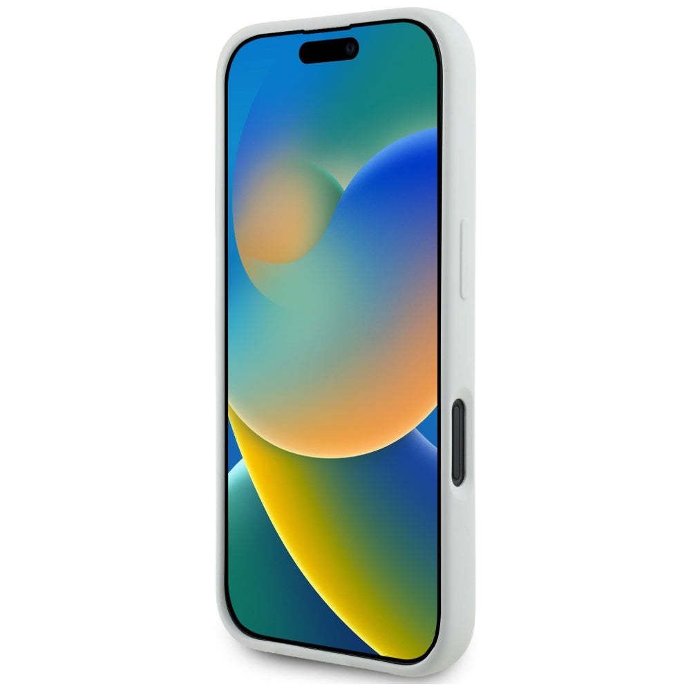 MagSafe Case for Apple iPhone 16, Karl Lagerfeld, Silicone Karl & Choupette's Heads, Beige