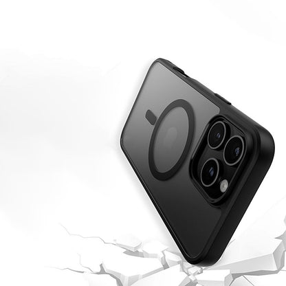 Калъф MagSafe за Apple iPhone 16, PanzerGlass, Frame, Черна прозрачност