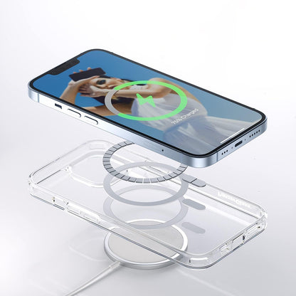 Калъф MagSafe за Apple iPhone 16, PanzerGlass, HardCase, Прозрачен Бял