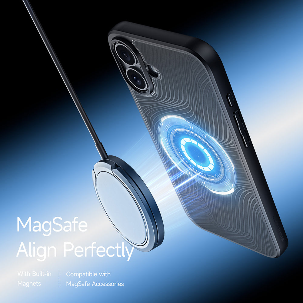 Калъф MagSafe за Apple iPhone 16 Plus, DUX DUCIS, Aimo, Черен