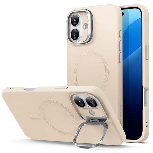 Калъф MagSafe за Apple iPhone 16 Plus, ESR, Cloud Soft Kickstand, Крем