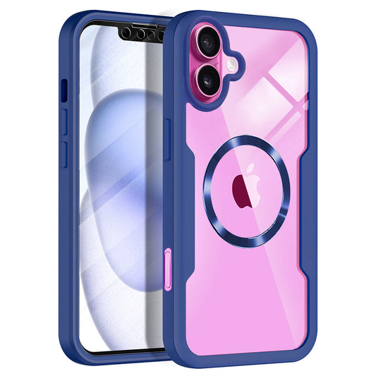 Калъф MagSafe за Apple iPhone 16 Plus, Techsuit, ColorVerse 360, Син