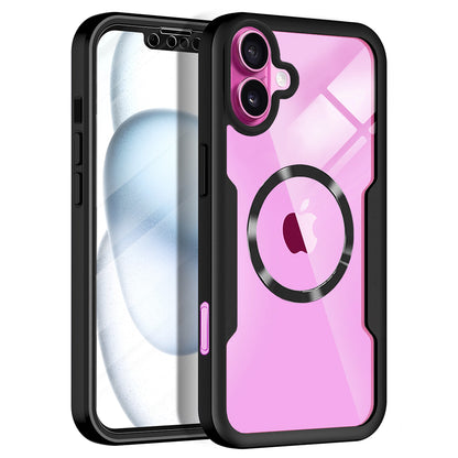 Калъф MagSafe за Apple iPhone 16 Plus, Techsuit, ColorVerse 360, Черен