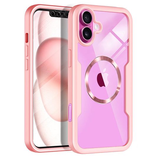 Калъф MagSafe за Apple iPhone 16 Plus, Techsuit, ColorVerse 360, Розов