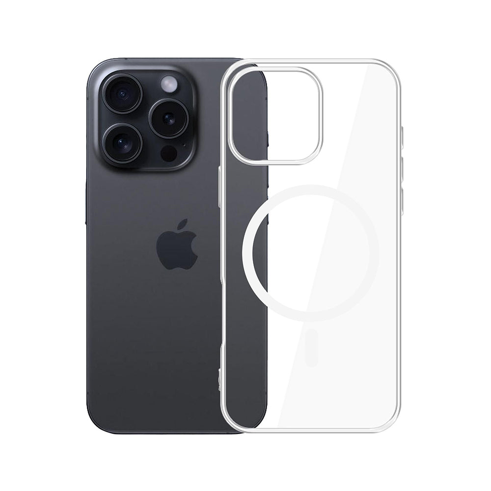 Калъф MagSafe за Apple iPhone 16 Pro, 3MK, Clear MagCase, Прозрачен