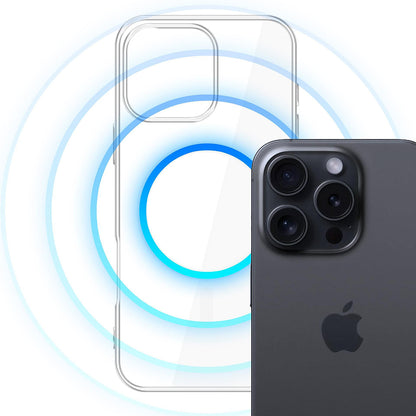 Калъф MagSafe за Apple iPhone 16 Pro, 3MK, Clear MagCase, Прозрачен