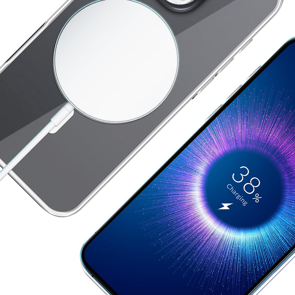 Калъф MagSafe за Apple iPhone 16 Pro, 3MK, Clear MagCase, Прозрачен