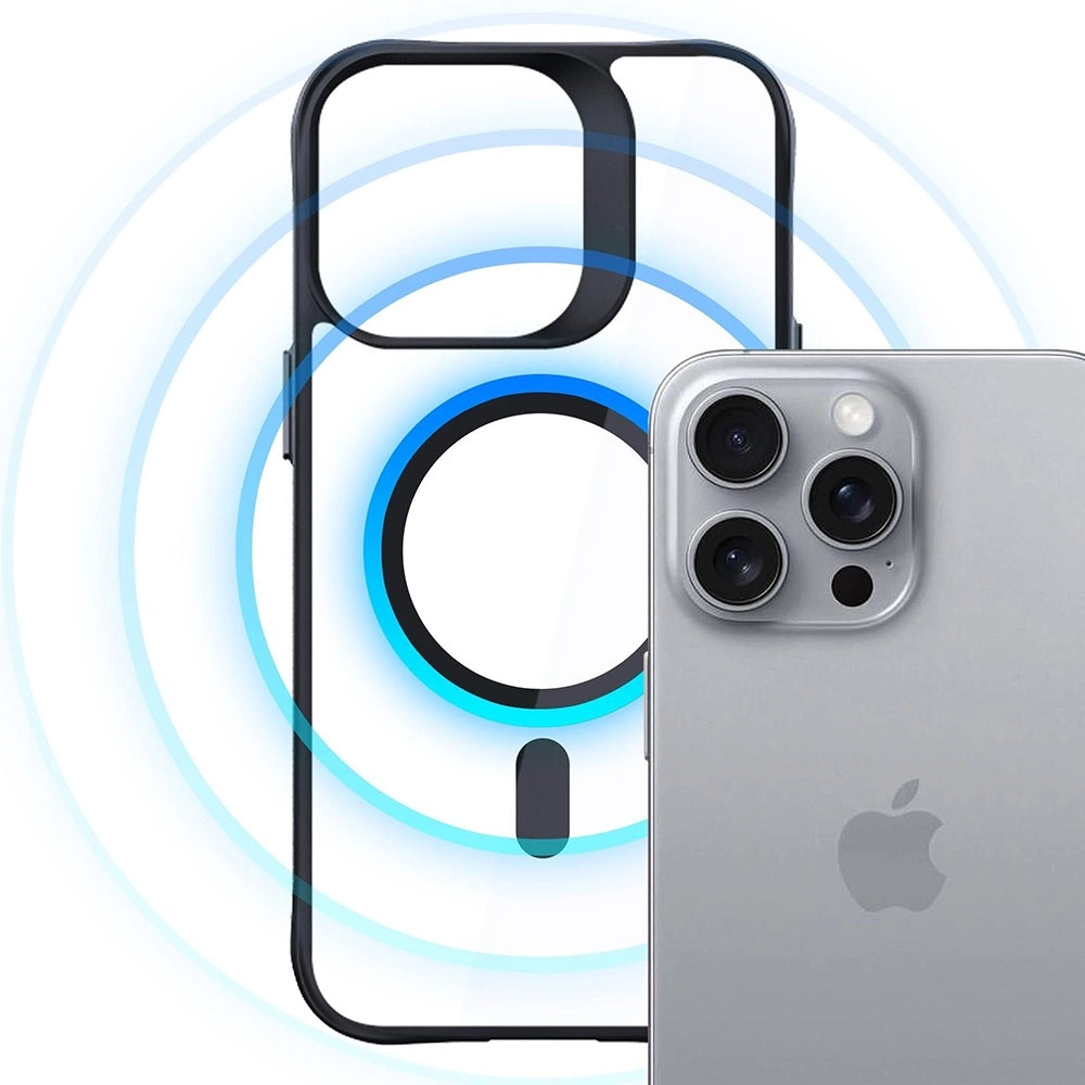 Калъф MagSafe за Apple iPhone 16 Pro, 3MK, Satin Armor, Прозрачен