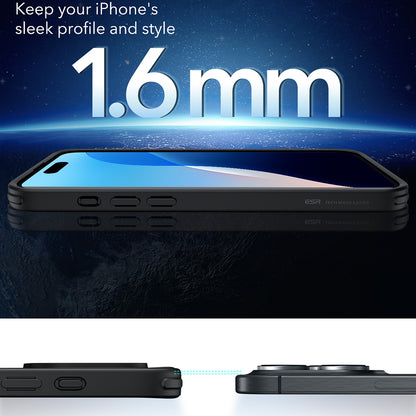 Калъф MagSafe за Apple iPhone 16 Pro, ESR, Classic Hybrid, Сатенено черен