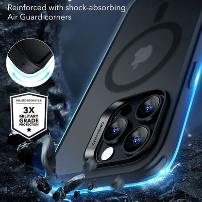 Калъф MagSafe за Apple iPhone 16 Pro, ESR, Classic Hybrid, Сатенено черен