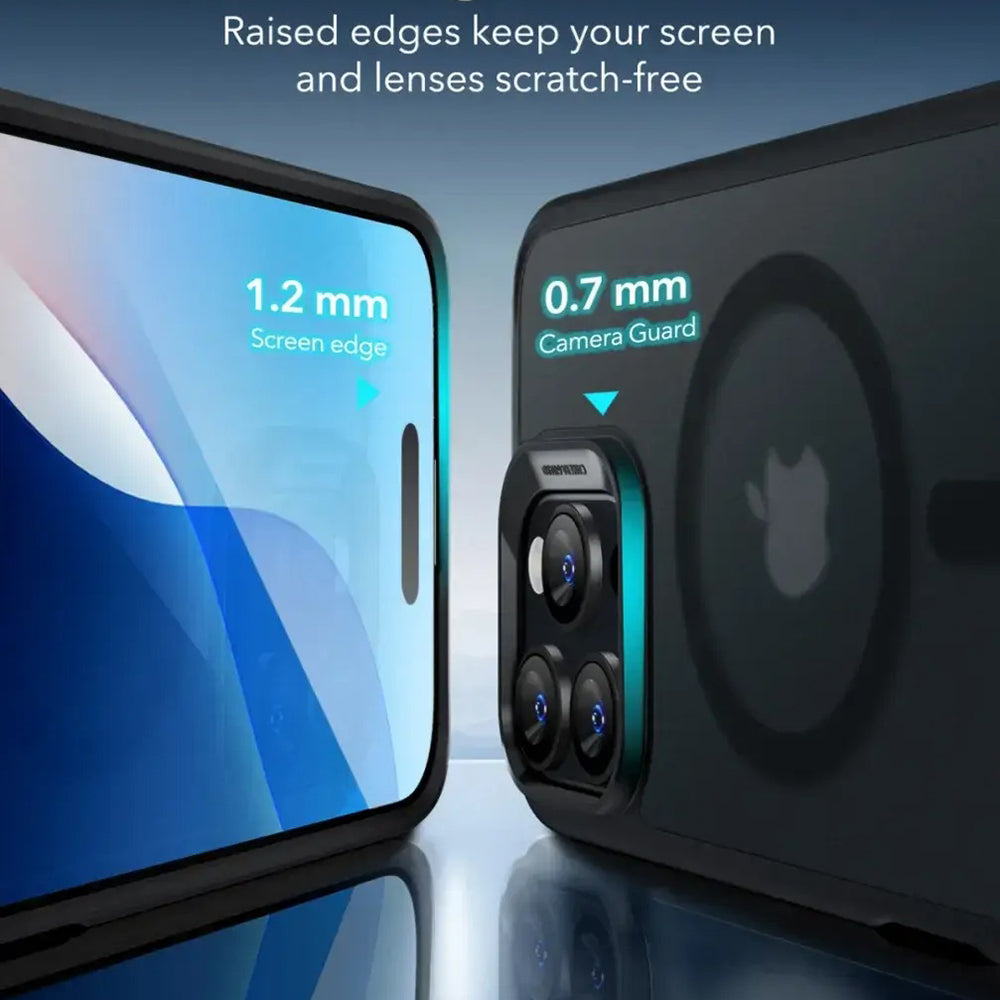 Калъф MagSafe за Apple iPhone 16 Pro, ESR, Classic Hybrid Slide, Сатенено черен