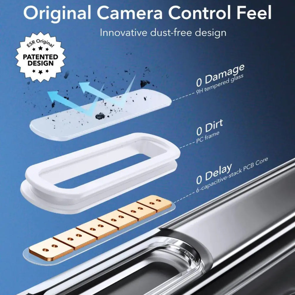 Калъф MagSafe за Apple iPhone 16 Pro, ESR, Classic Hybrid Slide, Сатенено черен