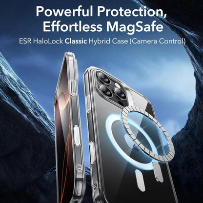 Калъф MagSafe за Apple iPhone 16 Pro, ESR, Classic Hybrid Slide, Сатенено черен