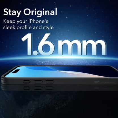 Калъф MagSafe за Apple iPhone 16 Pro, ESR, Classic Hybrid Slide, Сатенено черен
