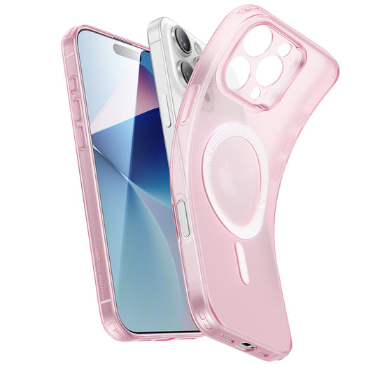 Калъф MagSafe за Apple iPhone 16 Pro, ESR, Zero, Сатенено розов